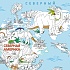 Карта-раскраска большая - В мире динозавров  - миниатюра №5