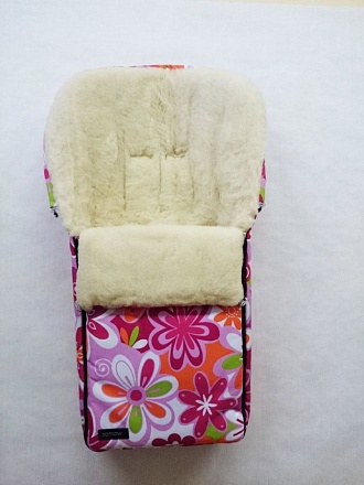 Спальный мешок в коляску №06 Aurora, цвет – 14 цветки 