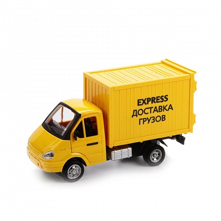 Инерционный фургон - Express. Доставка грузов, свет и звук, открываются двери 