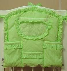 Карман на кроватку – Светик, зеленый (Bombus, 5024-bm) - миниатюра