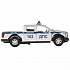 Модель Полиция Ford F150 Raptor 12 см двери и багажник открываются металлическая инерционная  - миниатюра №2