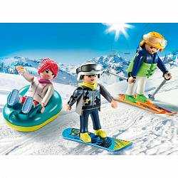 Игровой набор – Зимние виды спорта. Трио (Playmobil, 9286pm) - миниатюра