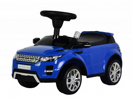 Машинка-каталка – Range Rover Evoque, синий, звук 