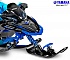 Снегокат Yamaha - Apex Snow Bike With Led со светящимися фарами, синий  - миниатюра №3