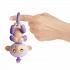 Интерактивная обезьянка Fingerlings – Кики, светло-пурпурная, 12 см, звук  - миниатюра №5