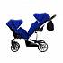 Детская прогулочная коляска Bebetto42 Sport для двойни, светло-коричневая, шасси белая/BIA  - миниатюра №5