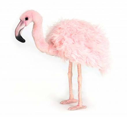 Мягкая игрушка - Розовый фламинго, 38 см 