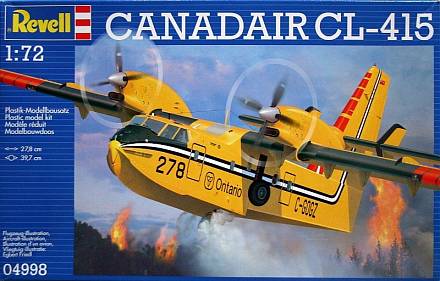 Сборная модель - Противопожарный самолет-амфибия Canadair Bombadier CL-415 (Revell, 04998R