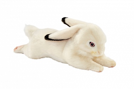 Мягкая игрушка - Белый кролик вислоухий, 40 см 