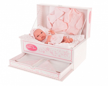 Кукла-младенец Фиона в розовом, 33 см 