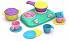 Игровой набор – Посуда: плита, кастрюля, сковорода, 2 крышки, 4 чашки и 4 блюдца  - миниатюра №1
