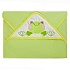 Подарочный набор - Забавный лягушонок: полотенце, погремушка и подушка  - миниатюра №3