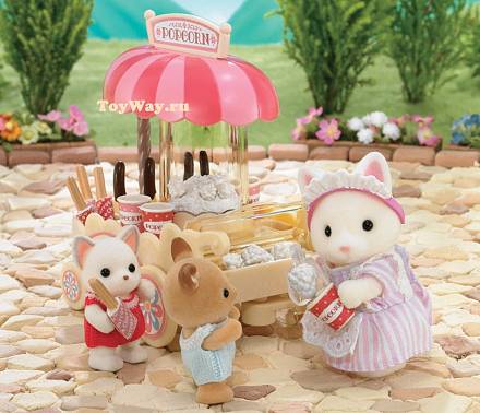 Sylvanian Families - Тележка с попкорном 