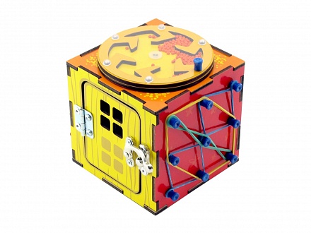 Бизи-Куб деревянный 