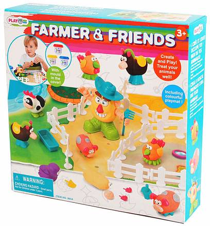 Набор для лепки «Фермер и друзья» Playgo, Play 8654