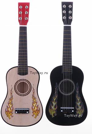 Гитара деревянная, 60 см., 6 струн, арт. 437A3