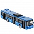 Модель Автобус ЛИАЗ-5292 Метрополитен свет-звук 18 см двери открываются металлическая инерционная  - миниатюра №2