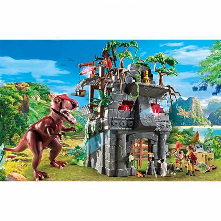 Игровой набор – Динозавры: Затерянный храм с Тираннозавром 