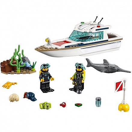 Конструктор Lego City Great Vehicles - Яхта для дайвинга 