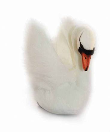 Мягкая игрушка – Белый лебедь, 32 см 