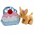 Мягкая игрушка - Собака чихуахуа 19 см. в сумочке в виде кекса  - миниатюра №3