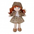 Кукла мягконабивная, в коричневом берете и фетровом костюме, 36 см  - миниатюра №1