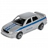 Десантный катер 18 см синий с полицейской машиной Lada свет-звук двери открываются металл  - миниатюра №4