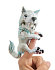 Интерактивный Волк-оборотень Дикий из серии Fingerlings  - миниатюра №5