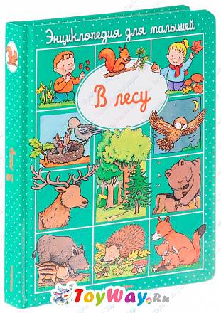 Энциклопедия для малышей Бомон Э. «В лесу» в пухлой обложке 