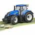 Игрушечный трактор - New Holland T7.315   - миниатюра №8