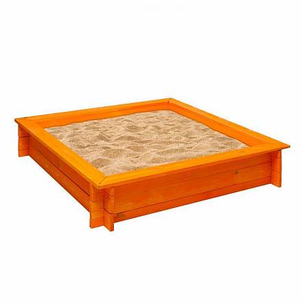 Деревянная песочница – Афина, оранжевая 