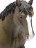 Лошадь мощной породы, темно-коричневая, 15 см  - миниатюра №2
