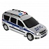 Машина р/у Полиция Lada Largus 18 см со светом серебристый  - миниатюра №6