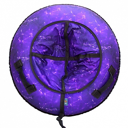 Санки надувные Тюбинг - Созвездие фиолетовое, диаметр 118 см. 