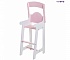 Набор кукольной мебели – Шкаф и стул, цвет розовый  - миниатюра №2
