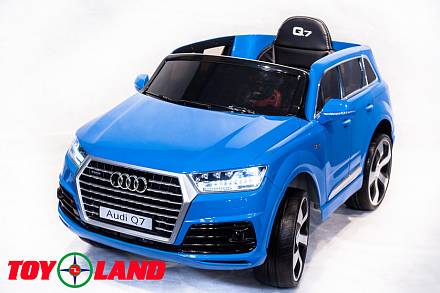 Электромобиль Audi Q7 синий 