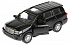 Металлическая инерционная машина - Toyota Land Cruiser, 12,5 см, черный, открываются двери  - миниатюра №1