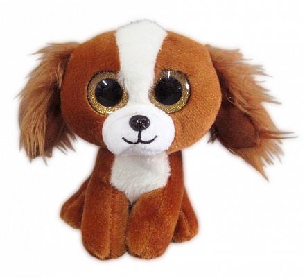 Мягкая игрушка – Собачка коричневая, 15 см 