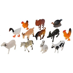 Игровой набор Рассказы о животных - Домашние животные, 12 штук (Играем вместе, 600C) - миниатюра