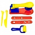 Набор Тесто для лепки в рюкзаке - Фиксики, 4 цвета, пресс, каток, 2 ножа  - миниатюра №1