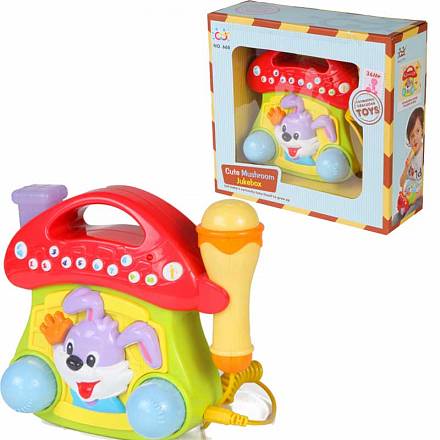 Детская игрушка - Домик с микрофоном, свет и звук 