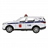 Машина металлическая Land Rover Discovery Полиция 12 см, открываются двери, инерция, белая  - миниатюра №1