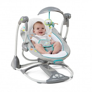 Качели Bright Starts InGenuity Умные и бесшумные, со львёнком (Bright Starts, 10215) Качели Bright Starts InGenuity Умные и бесшумные, со львёнком (Bright Starts, 10215)