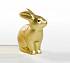Ночник – Кролик, золотой, 25 см  - миниатюра №3