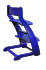 Растущий стул Praktikk, цвет – Синий  - миниатюра №2