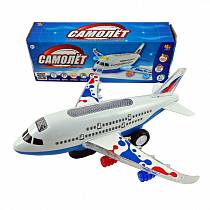 Самолет электромеханический со световыми и звуковыми эффектами (ABtoys, C-00116) Самолет электромеханический со световыми и звуковыми эффектами (ABtoys, C-00116)