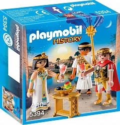 Игровой набор из серии Римляне и Египтяне: Цезарь и Клеопатра, с аксессуарами (Playmobil, 5394pm) - миниатюра