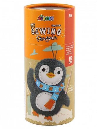 Набор для шитья - Брелок для ключей: пингвин 