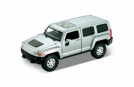 Коллекционная машинка Hummer H3, масштаб 1:34-39