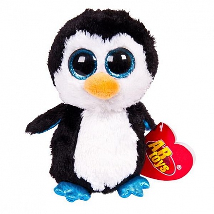 Мягкая игрушка - Пингвин черный, 15 см 